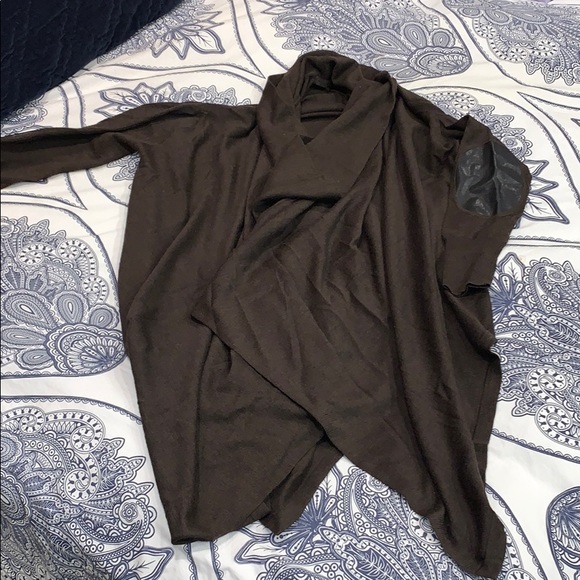 Nicholas K Serius brown poncho cape asymmetrical - Picture 9 of 12